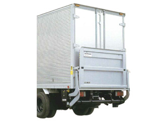 アルミコンテナ、パワーゲート付き