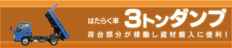 ■特殊貨物 ダンプカー（薄茶）