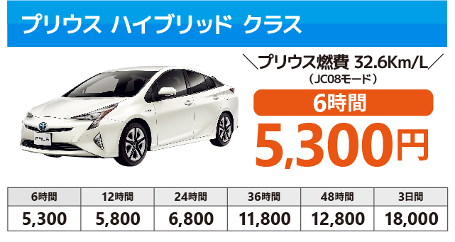 乗用車 ハイブリッド車レンタルキャンペーン 24時間営業のジャパン レンタカー 名古屋 愛知 岐阜 三重 北陸 甲信 静岡 関東 関西
