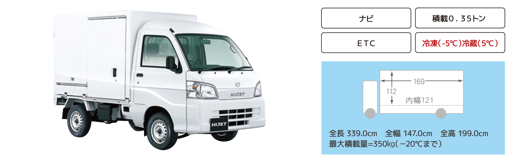 軽冷凍車